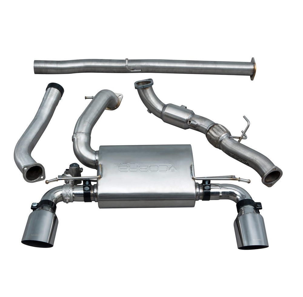 Linea di Scarico Completa "Turboback" Cobra per Ford Focus RS MK3