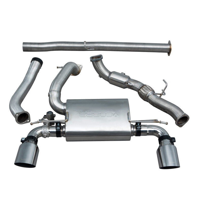 Linea di Scarico Completa "Turboback" Cobra per Ford Focus RS MK3