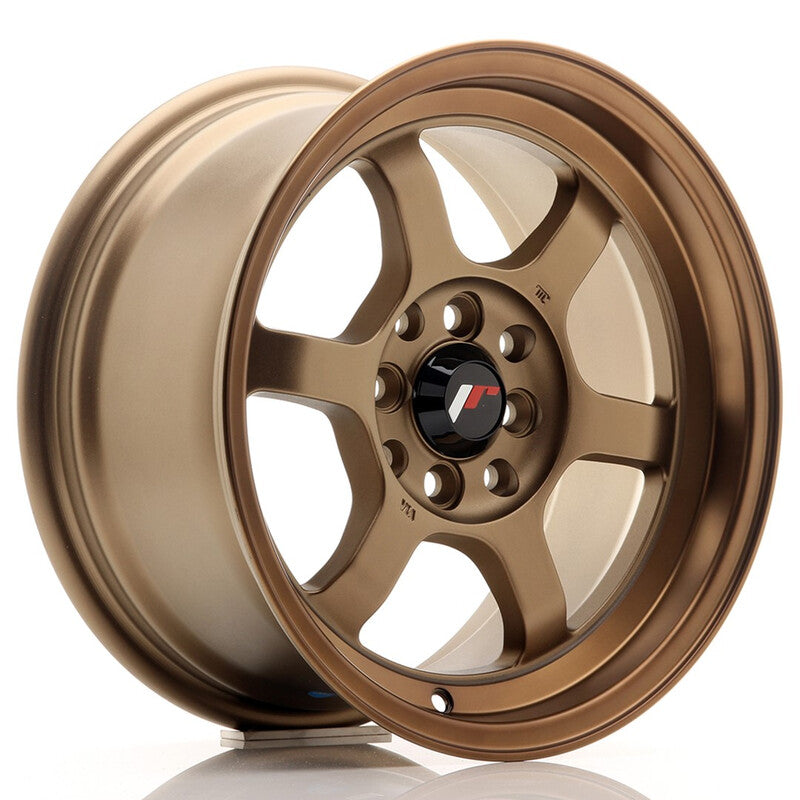 Cerchio Japan Racing JR-12 7,5x15 4x100/4x114.3 ET26 - Bronzo anodizzato