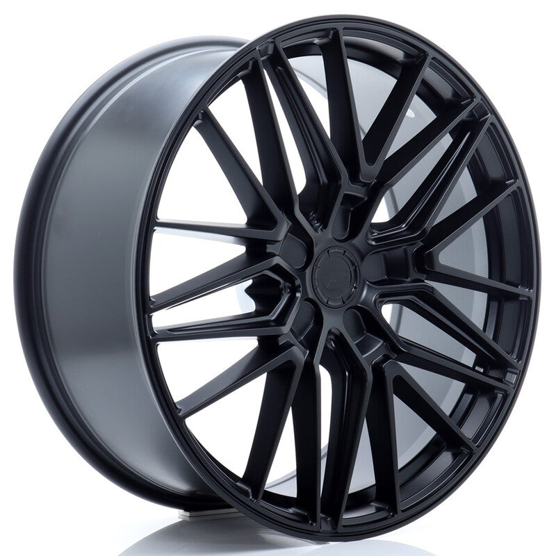 Carica immagine in Galleria Viewer, Cerchio Japan Racing JR-38 9,5x21 foratura su misura 5 fori ET14-58 - Nero opaco
