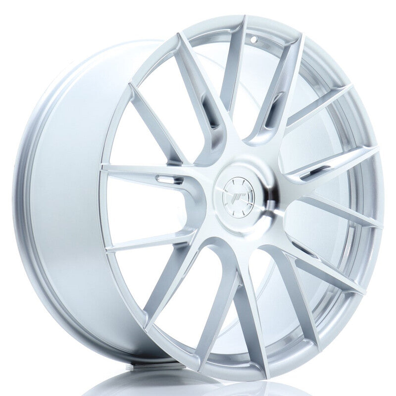Carica immagine in Galleria Viewer, Cerchio Japan Racing JR-42 9x22 foratura su misura 5 fori ET20-42 - Argento

