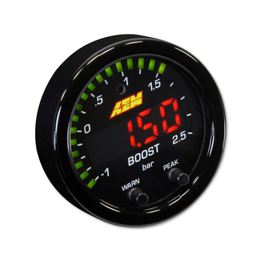 Manometro AEM X-Series pressione turbo digitale 2.5 bar