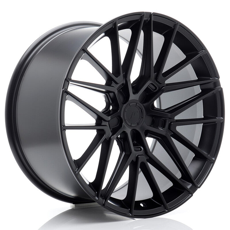 Carica immagine in Galleria Viewer, Cerchio Japan Racing JR-38 10,5x20 foratura su misura 5 fori ET15-45 - Nero opaco
