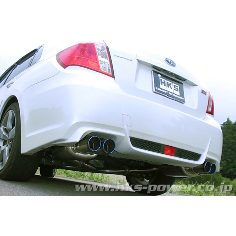 Linea di Scarico HKS "Legamax" Ti-Tip per Subaru Impreza GVB & GVF (07-11)