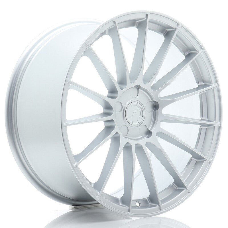 Carica immagine in Galleria Viewer, Cerchio Japan Racing SL-05 Super Light 9,5x19 foratura su misura 5 fori ET20-45 - Argento lucidato
