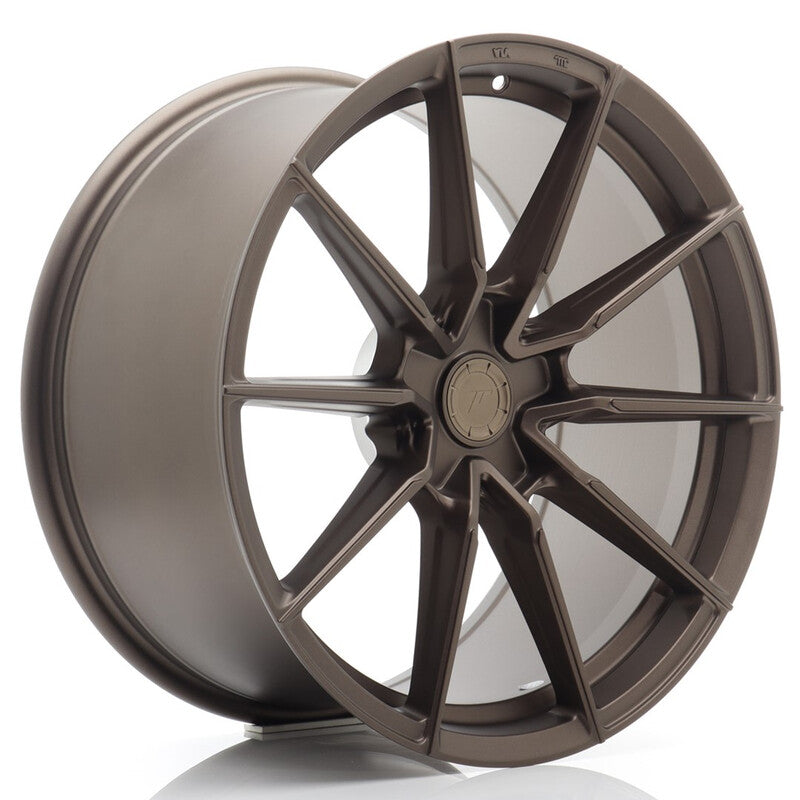 Carica immagine in Galleria Viewer, Cerchio Japan Racing SL-02 Super Light 10,5x19 foratura su misura 5 fori ET15-57 - Bronzo
