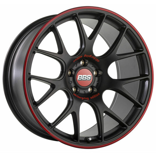 Cerchio BBS CH-R 8,5x19 5x112 ET32 - Nero opaco (Nürburgring Edition)