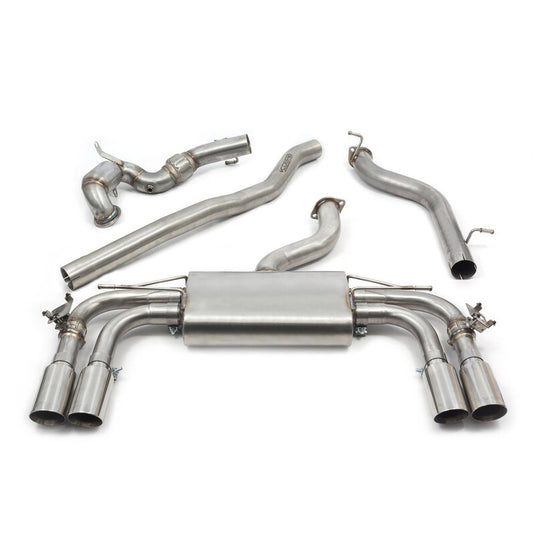 Linea di Scarico Completa "Turboback" Cobra per Audi S3 8V 3 Porte (12-20) - con Valvola