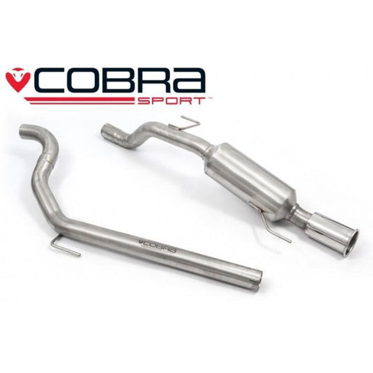 Linea di Scarico "Catback" Cobra per Opel Corsa D 1.6L SRI (07-09)