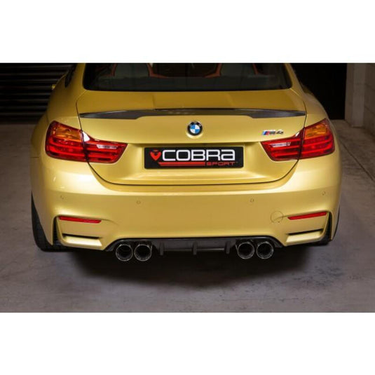 Linea di Scarico Completa "Turboback" Cobra per BMW M4 F82 - con Valvola (Ø3")