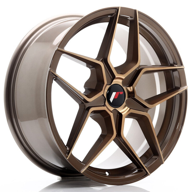Carica immagine in Galleria Viewer, Cerchio Japan Racing JR-34 8x18 foratura su misura 5 fori ET20-42 - Bronzo
