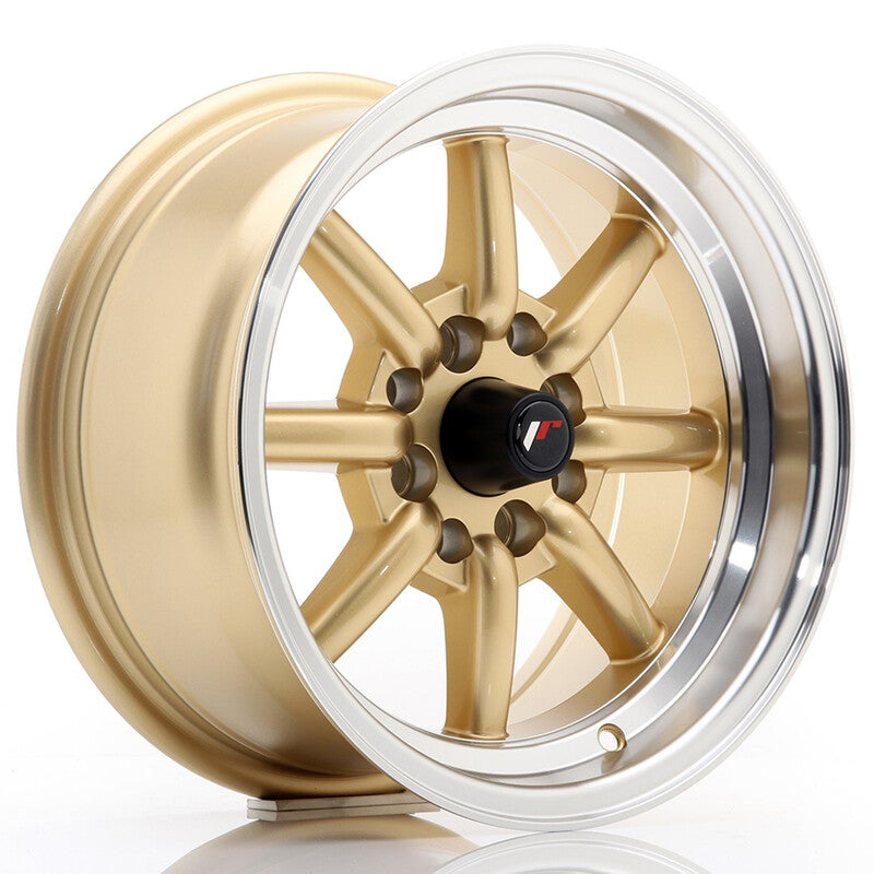 Carica immagine in Galleria Viewer, Cerchio Japan Racing JR-19 7x14 4x100/4x114.3 ET0 - Oro
