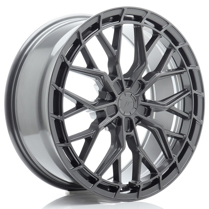 Carica immagine in Galleria Viewer, Cerchio Japan Racing JR-48 8,5x20 foratura su misura 5 fori ET20-45 - Hyper Gray
