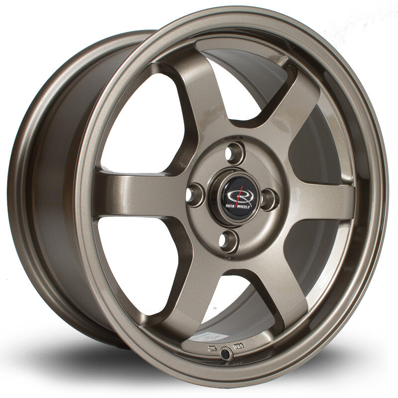 Cerchio Rota Grid 7x15 4x100 ET40 - Bronzo - foro 67,1 mm