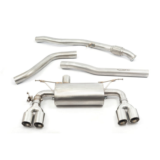 Linea di Scarico "Catback" Cobra per BMW M2 F87 - con Valvola (Ø3")