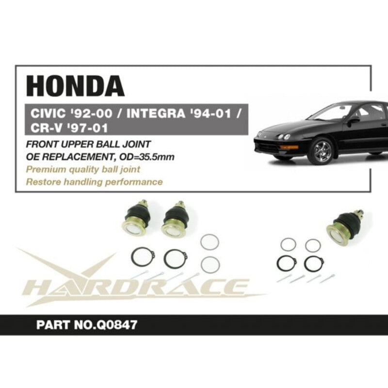 Carica immagine in Galleria Viewer, Snodi Bracci Superiori Anteriori Hardrace per Honda Accord CL7 / CL8 / CL9 (02-08)
