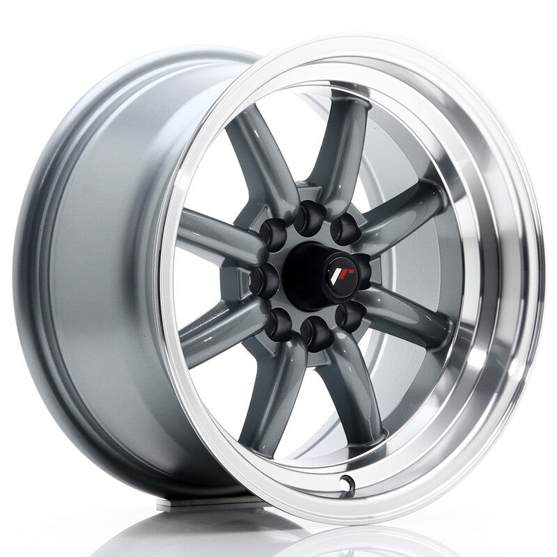 Cerchio Japan Racing JR-19 8x15 4x100/4x108 ET0 - Gunmetal
