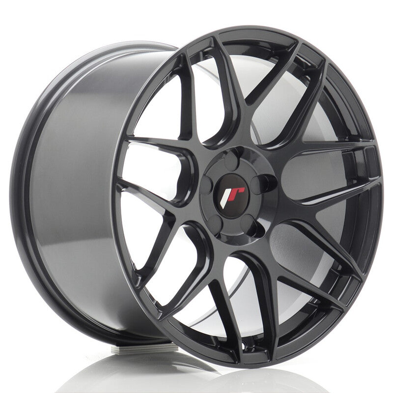 Cerchio Japan Racing JR-18 Extreme Concave 10,5x18 foratura su misura 5 fori ET0-25 - Hyper Gray