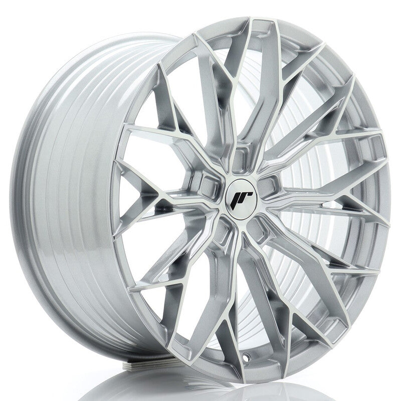 Cerchio Japan Racing JR-49 9,5x19 foratura su misura 5 fori ET20-45 - Argento lucidato
