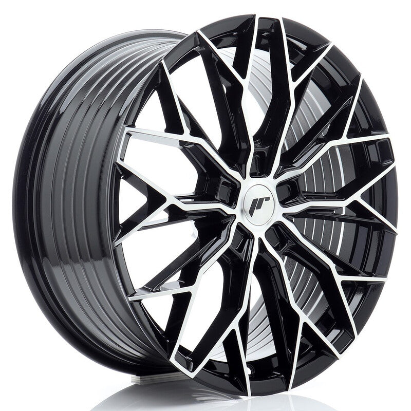Cerchio Japan Racing JR-49 9x20 foratura su misura 5 fori ET20-51 - Nero lucidato