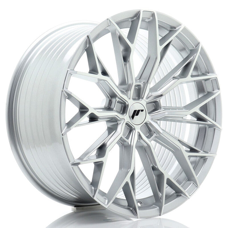 Cerchio Japan Racing JR-49 9,5x20 foratura su misura 5 fori ET20-40 - Argento lucidato