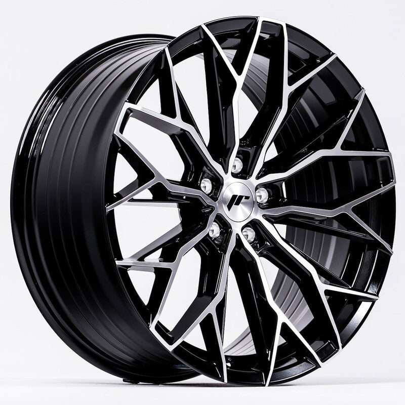 Cerchio Japan Racing JR-49 10x20 foratura su misura 5 fori ET20-48 - Nero lucidato
