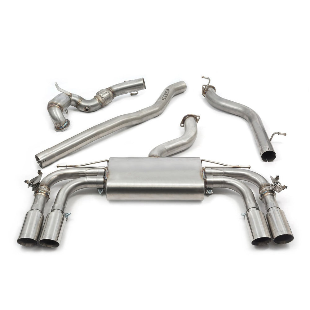 Linea di Scarico Completa "Turboback" Cobra per Audi S3 8V Sportback (12-20) - con Valvola