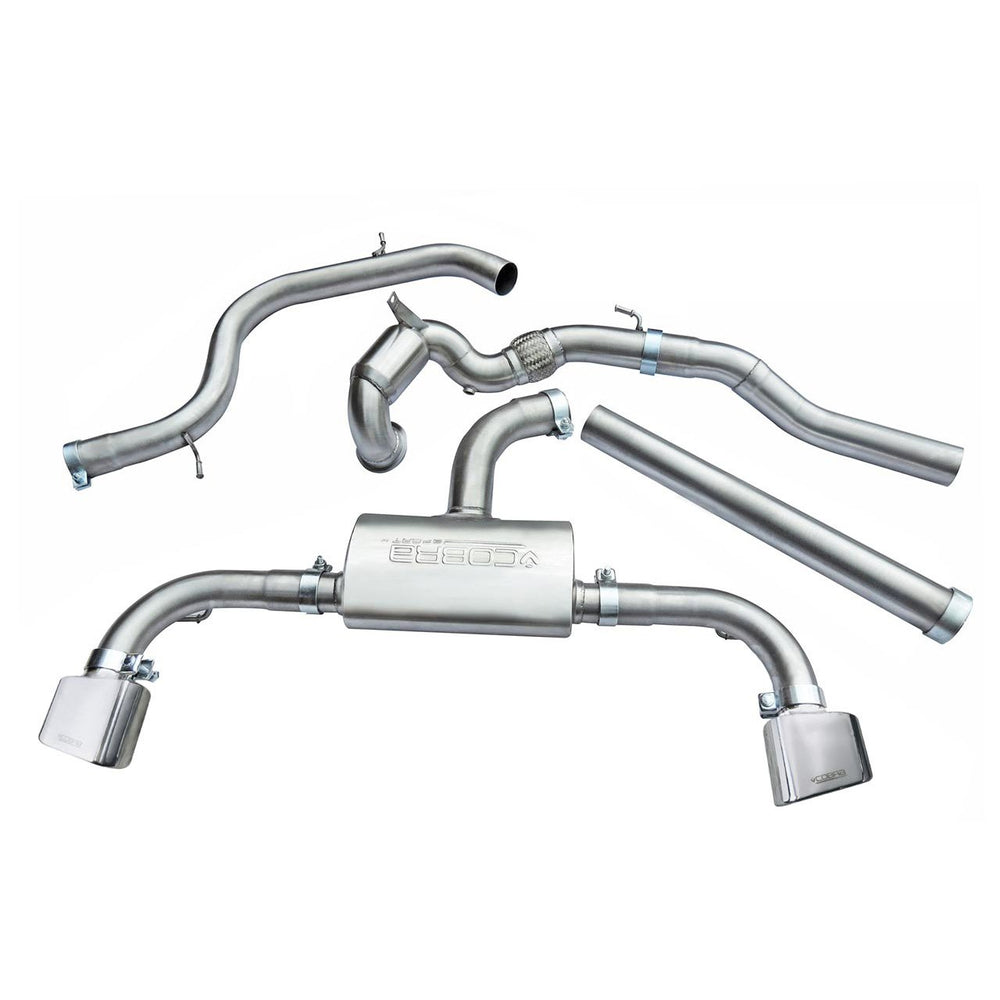 Linea di Scarico Completa "Turboback" Cobra per Seat Leon Cupra 5F 280-300 CV, senza FAP (14-18)