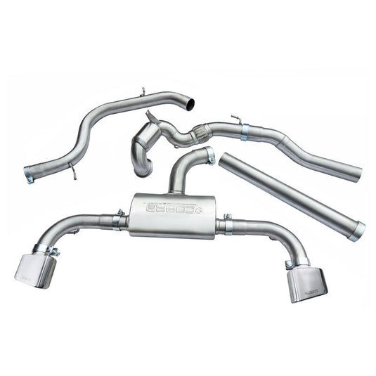 Linea di Scarico Completa "Turboback" Cobra per Seat Leon Cupra 5F 280-300 CV, senza FAP (14-18)