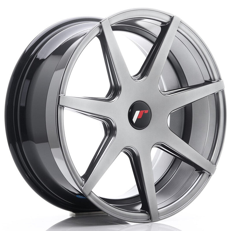 Cerchio Japan Racing JR-20 8,5x18 foratura su misura 4/5 fori ET25-40 - Hyper Black