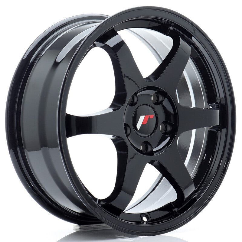 Cerchio Japan Racing JR-3 7x17 4x100 ET40 - Nero lucido