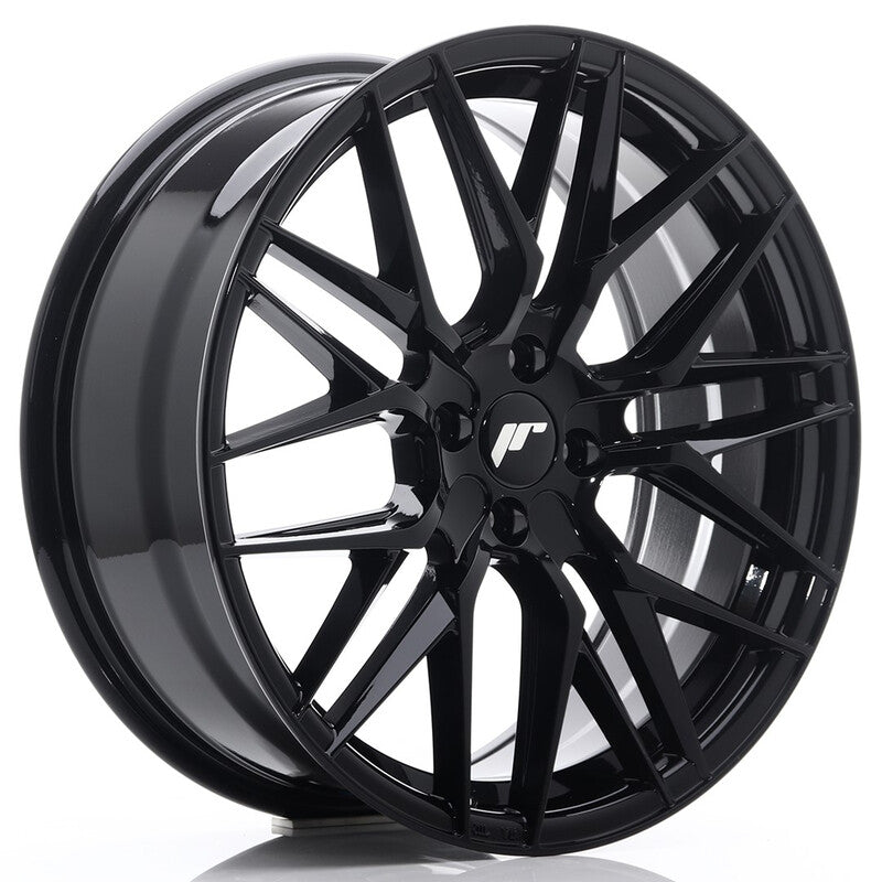 Carica immagine in Galleria Viewer, Cerchio Japan Racing JR-28 7,5x18 4x100 ET40 - Nero lucido
