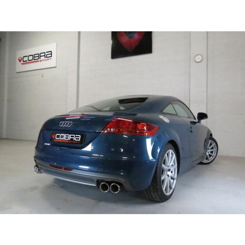 Linea di Scarico Completa "Turboback" Cobra per Audi TT 8J 1.8 & 2.0L TFSI (2 Ruote Motrici, 07-11)