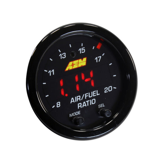 Manometro AFR AEM X-Series Wideband UEGO 52mm (30-0300) - vista frontale