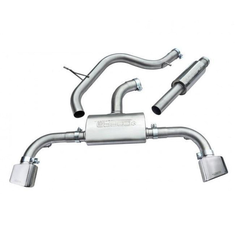 Linea di Scarico "Catback" Cobra per Seat Leon Cupra 5F 280-300 CV, senza FAP (14-18)