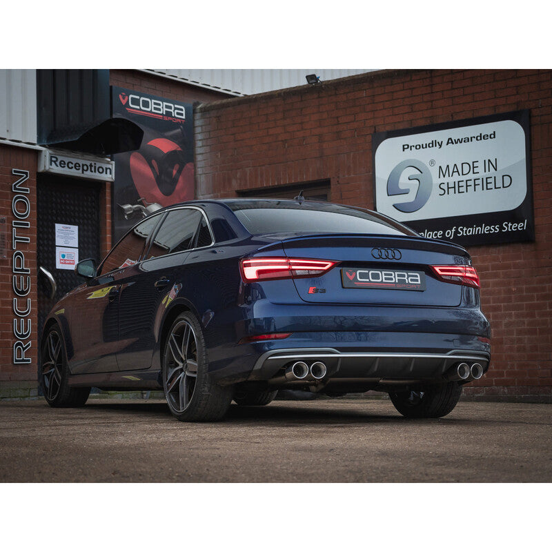 Carica immagine in Galleria Viewer, Linea di Scarico Completa Cobra per Audi S3 8V Berlina (19-20) - con Valvola
