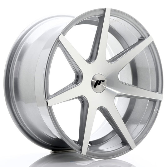 Cerchio Japan Racing JR-20 Extreme Concave 9,5x19 foratura su misura 4/5 fori ET20-40 - Argento lucidato