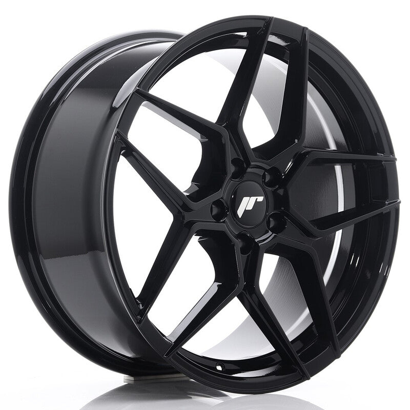 Carica immagine in Galleria Viewer, Cerchio Japan Racing JR-34 8,5x19 5x112 ET40 - Nero lucido

