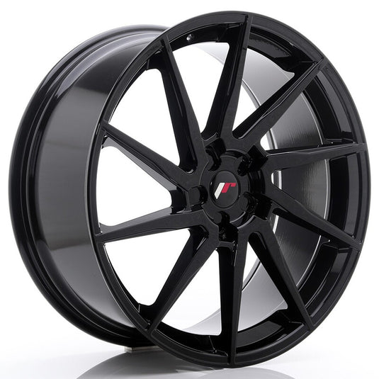Cerchio Japan Racing JR-36 Extreme Concave 10x23 foratura su misura 5 fori ET30-55 - Nero lucido