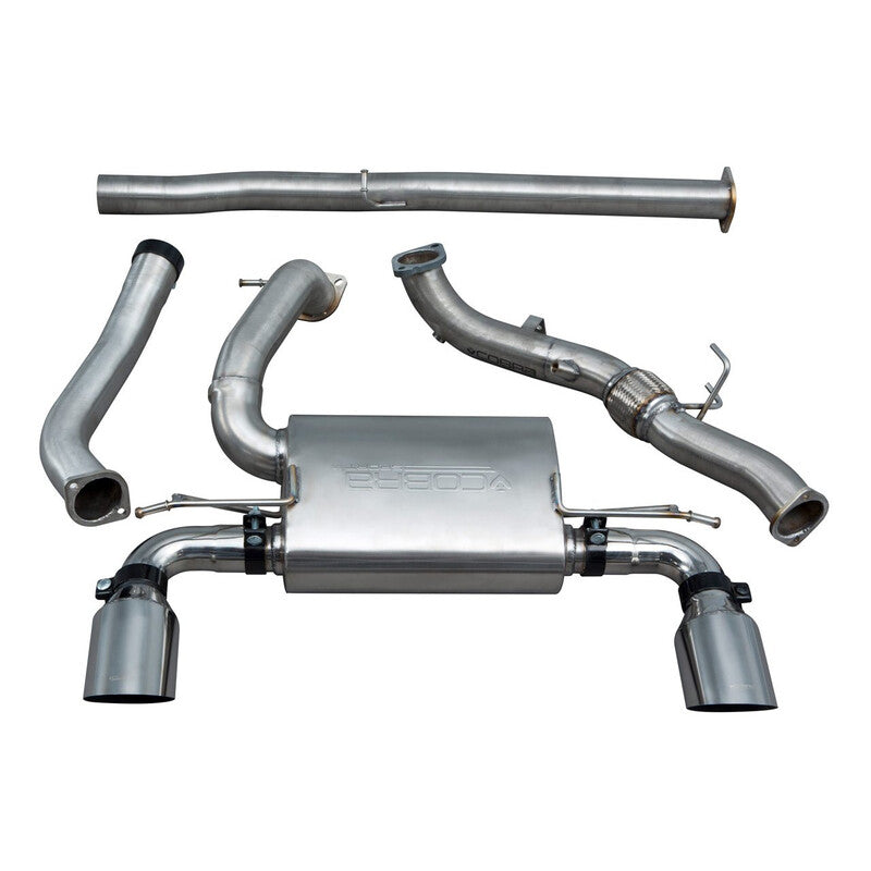 Linea di Scarico Completa "Turboback" Cobra per Ford Focus RS MK3