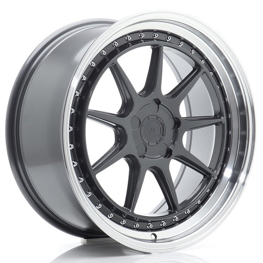 Cerchio Japan Racing JR-47 8,5x19 foratura su misura 5 fori ET15-35 - Hyper Gray