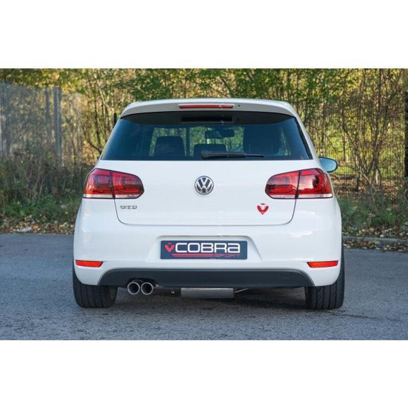 Linea di Scarico "Catback" Cobra per VW Golf 6 2.0L TDI 170 CV (09-13)
