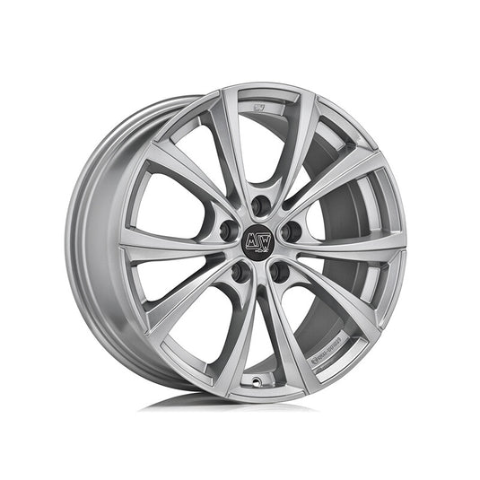 Cerchio MSW 27T 9,5x20 5x114.3 ET45 - Argento lucidato