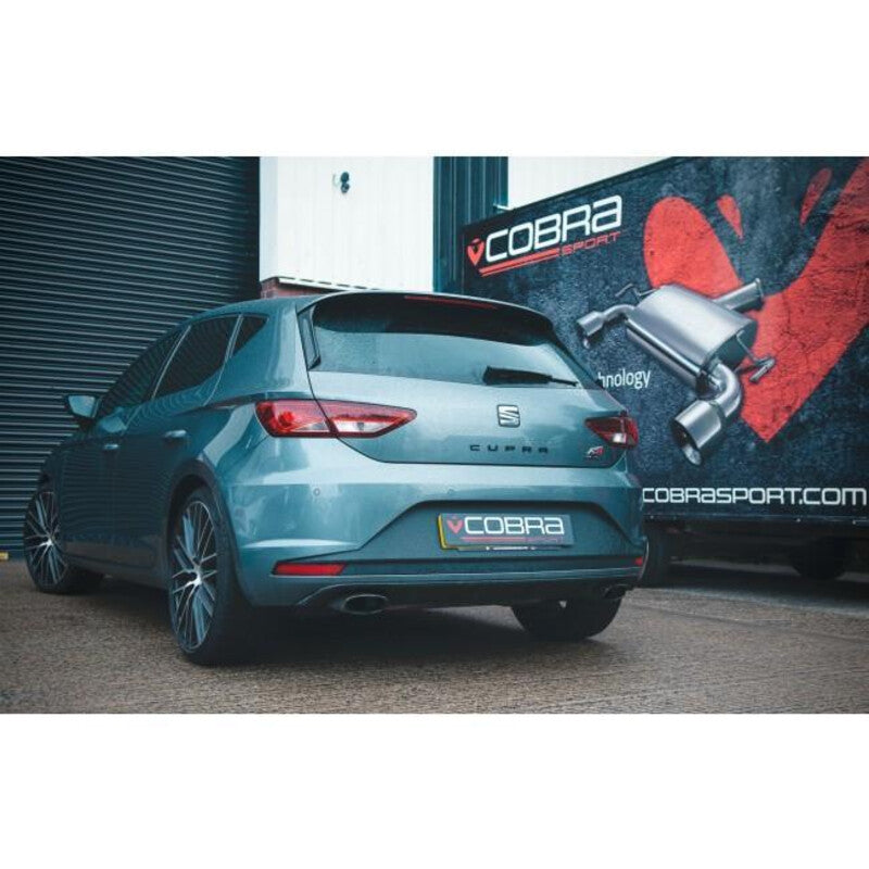 Eliminazione di Risonatore Tubo Intermedio Cobra per Seat Leon Cupra senza FAP (14-18)