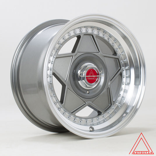 Cerchio Autostar Centro 8,25x15 4x100/4x108 ET20 - Gunmetal
