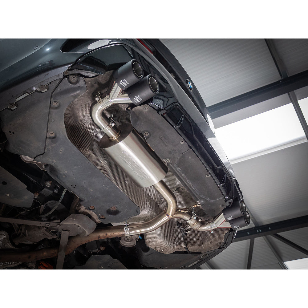 Silenziatore a Quattro Uscite Cobra per BMW 330e M-Sport G20/G21 (2019+) - con Valvola