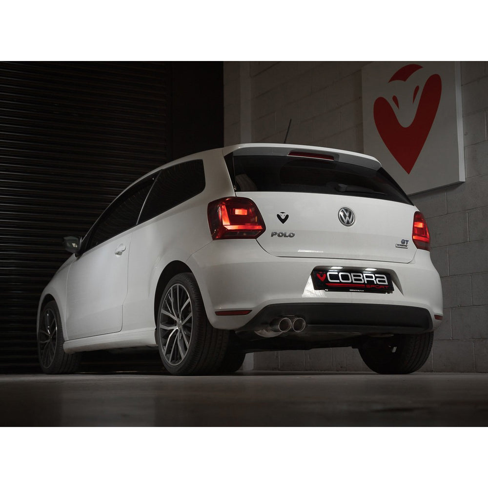 Linea di Scarico "Catback" Cobra per VW Polo 6C Blue GT 1.4L TSI (15-17)