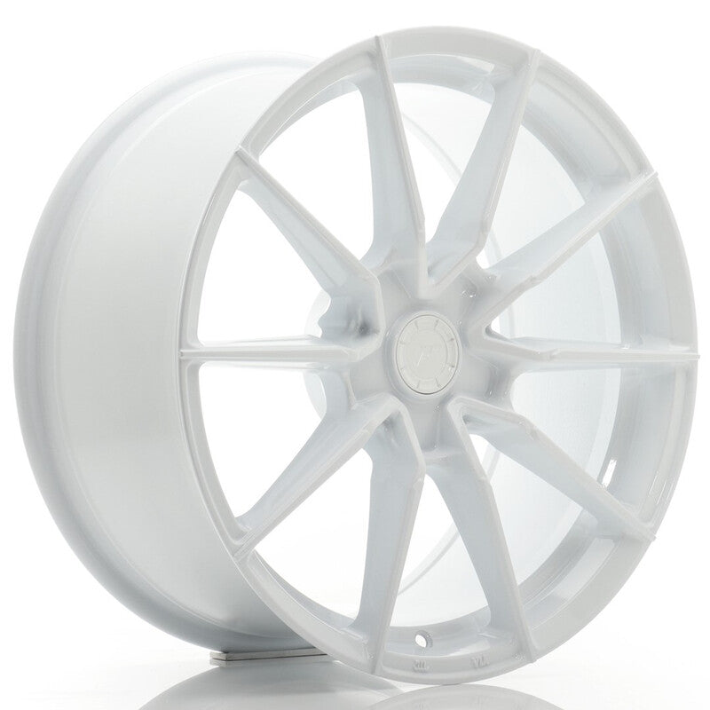Carica immagine in Galleria Viewer, Cerchio Japan Racing SL-02 Super Light 9x18 foratura su misura 5 fori ET20-51 - Bianco
