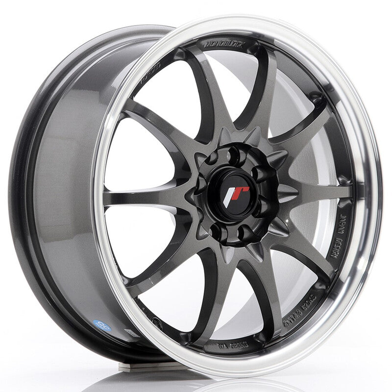 Carica immagine in Galleria Viewer, Cerchio Japan Racing JR-5 7x16 4x100/4x108 ET30 - Gunmetal - foro 73,1 mm
