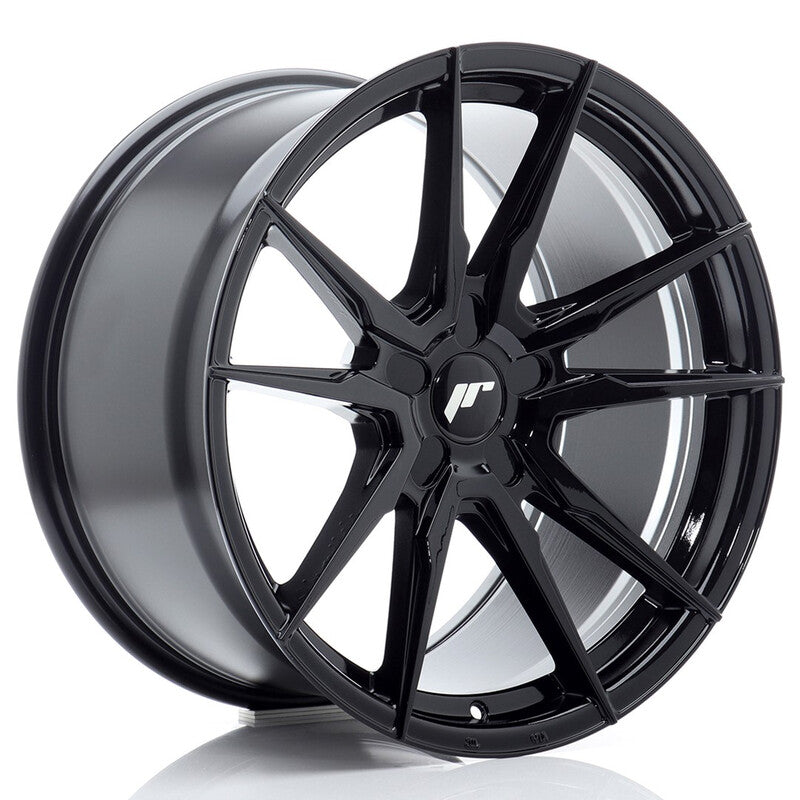 Cerchio Japan Racing JR-21 Extreme Concave 10x19 foratura su misura 5 fori ET20-51 - Nero lucido